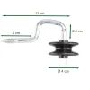 Kence Isolator Met Rol, 24 Stuks