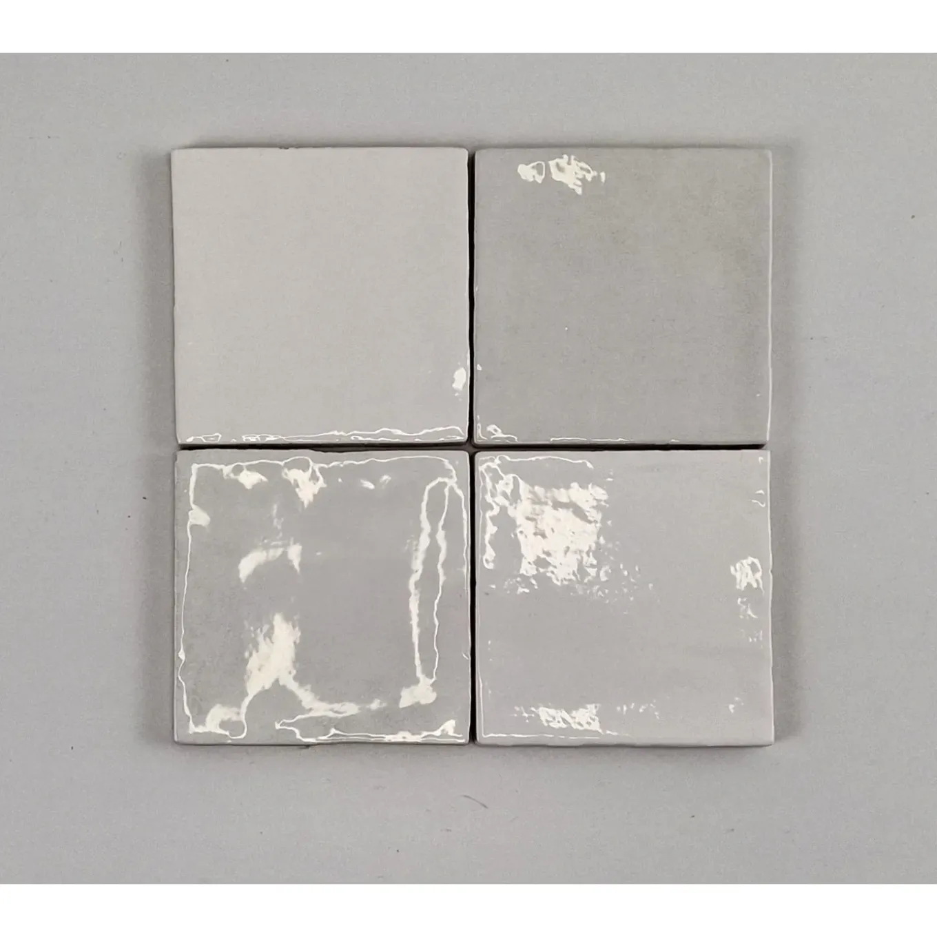 Kerabo - Tegels - Atelier Wit Glans - Vintagelook - Wit - 10x10 Cm - 0,60 M²