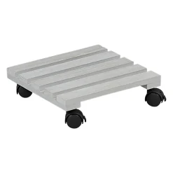 Kesper Plantenpot Trolley - Hout - Grijs - 30 X 30 Cm