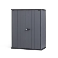 Keter Cortina Alto Tuinkast - 140x73,6x170,4 cm - Grijs