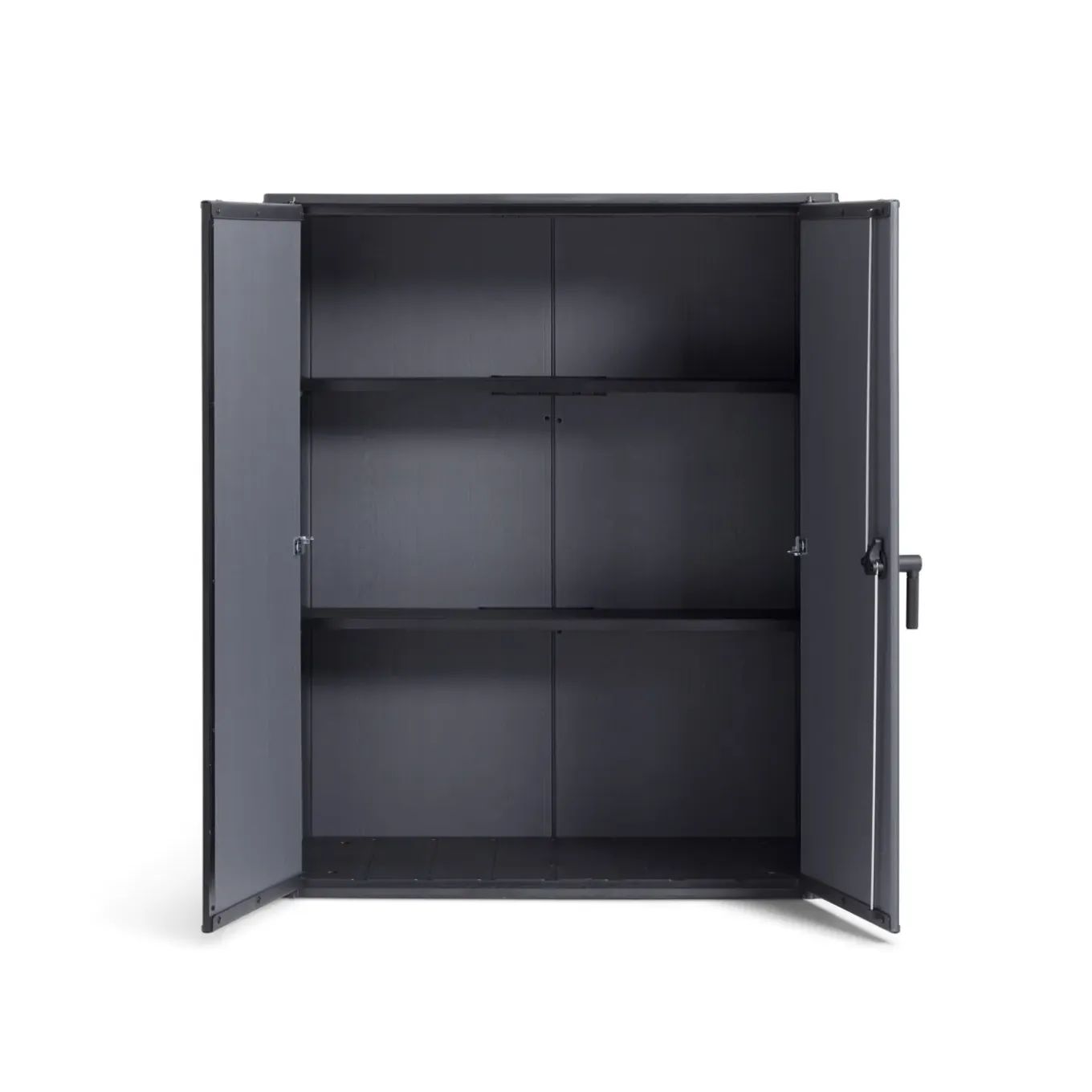 Keter Cortina Alto Tuinkast - 140x73,6x170,4 cm - Grijs