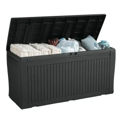 Keter Kussenbox Comfy - Kunststof - Antraciet - 270L - 116,7x44,7x57cm