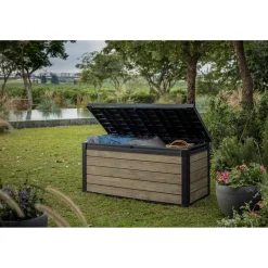 Keter Kussenbox Signature Ashwood - Houtlook - 570L - 151,7x72,5x70cm
