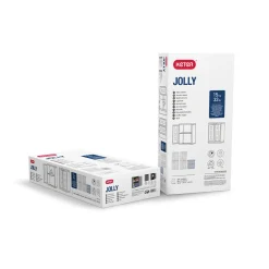 Keter lage kast Jolly grijs 68x39x85 cm