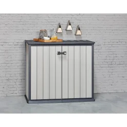Keter opbergkast Patio Store - Kunststof - Grijs - 1000L