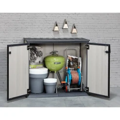 Keter opbergkast Patio Store - Kunststof - Grijs - 1000L