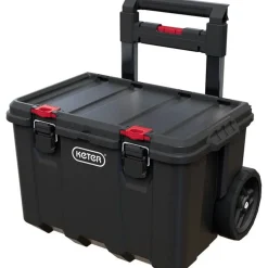 Keter Stack & Roll Gereedschapswagen - 52,5x41x69,4 Cm - Zwart
