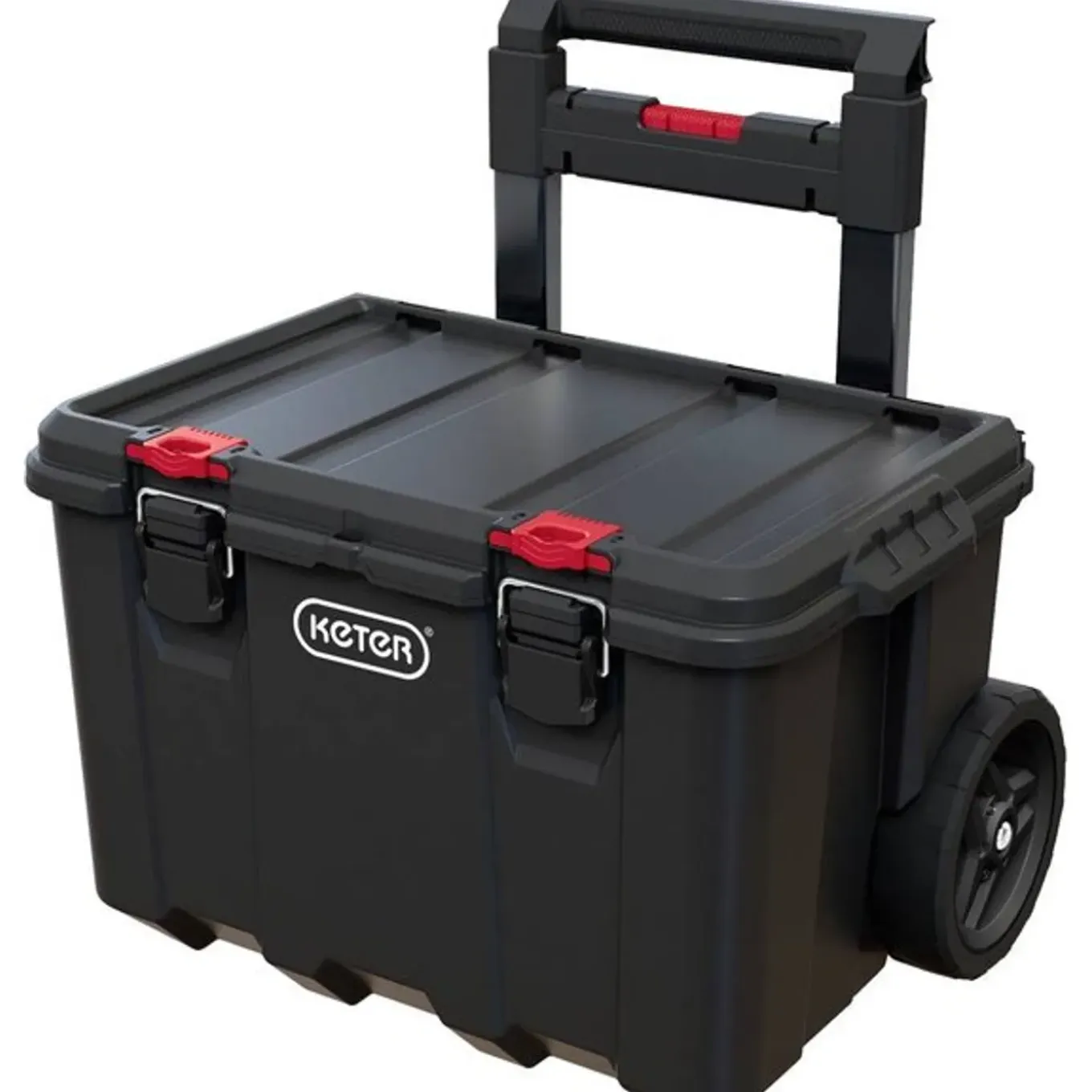 Keter Stack & Roll Gereedschapswagen - 52,5x41x69,4 Cm - Zwart