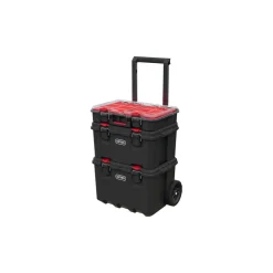 Keter Stack & Roll Gereedschapswagen - 52,5x41x69,4 Cm - Zwart