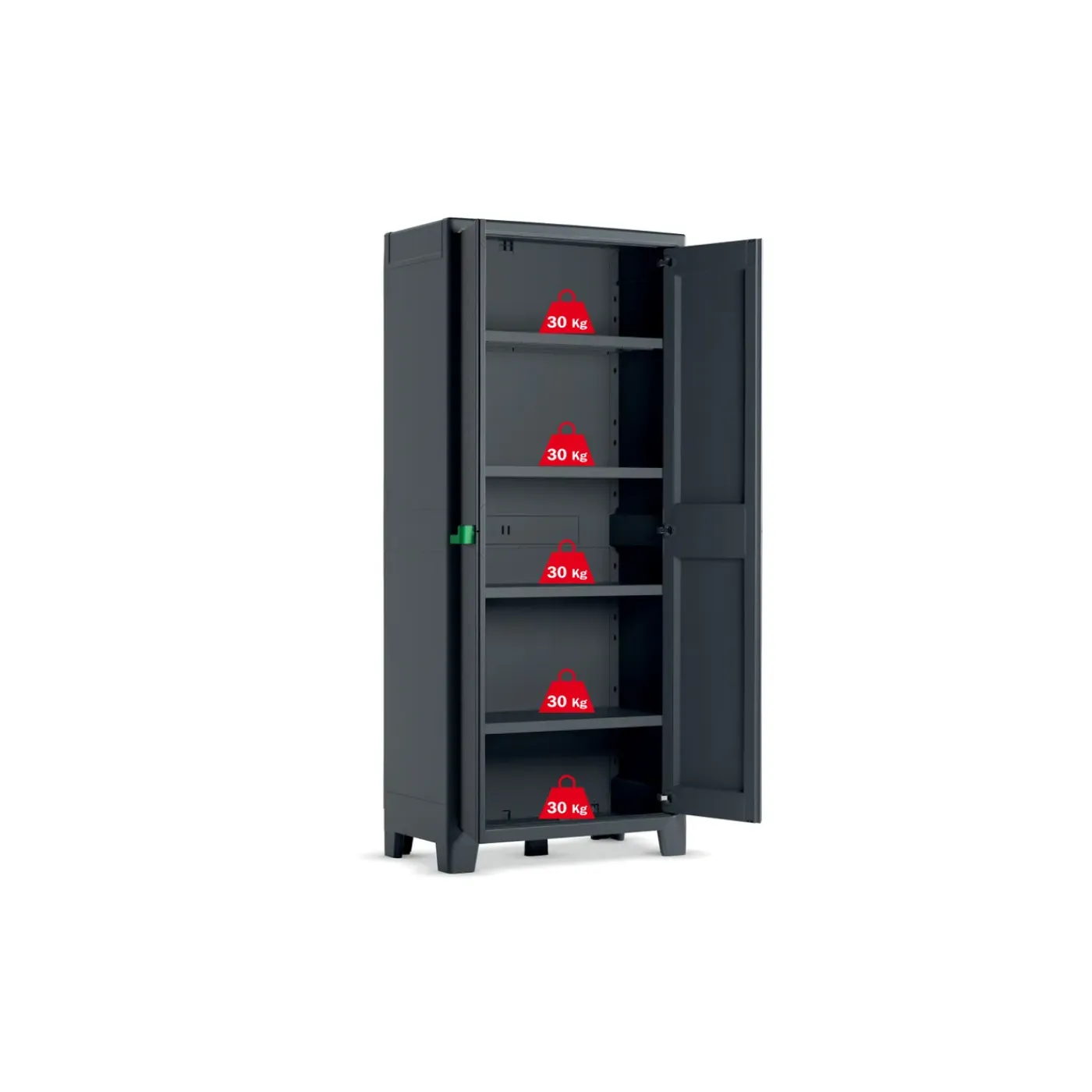 Keter tuinkast Moby antraciet 182x44x80CM