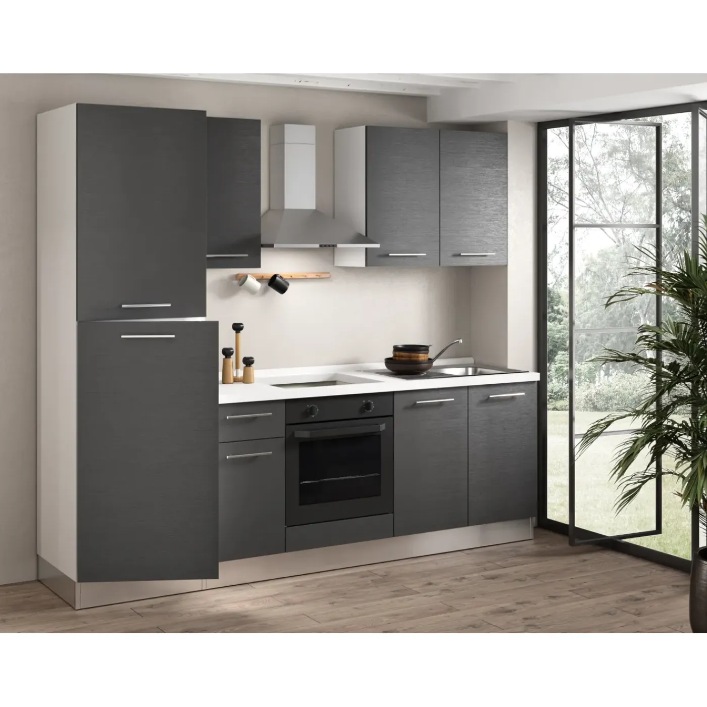 Overig Keukenblok Lara 250cm Soft close | inclusief apparatuur