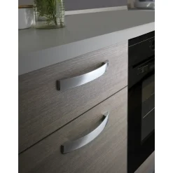 Keukenblok Sofia 250cm notenhout bruin | inclusief apparatuur