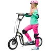 Overig Kinderstep Met Luchtbanden 12 Inch 120 X 58 X 85-95 Cm - Zwart