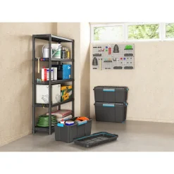 KIS Scuba opbergbox M - 45L Zwart/Blauwe