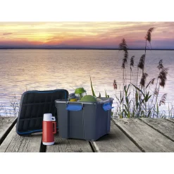 KIS Scuba opbergbox M - 45L Zwart/Blauwe