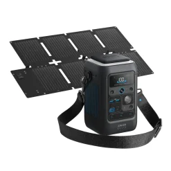 Anker Kit Batterij Solix C300x Dc Met Zonnepaneel 60 W