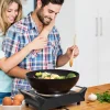 Kitchenbrothers Elektrische Kookplaat - 1 Pit - 1500w - Zwart