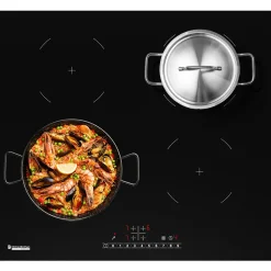 Kitchenbrothers Inductie Kookplaat - Zwart - 60cm - 4 Zones - 2400w