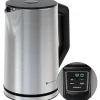 Kitchenbrothers Waterkoker - Elektrisch - 1,5l - Temp.regeling - Dubbelwandig - Rvs