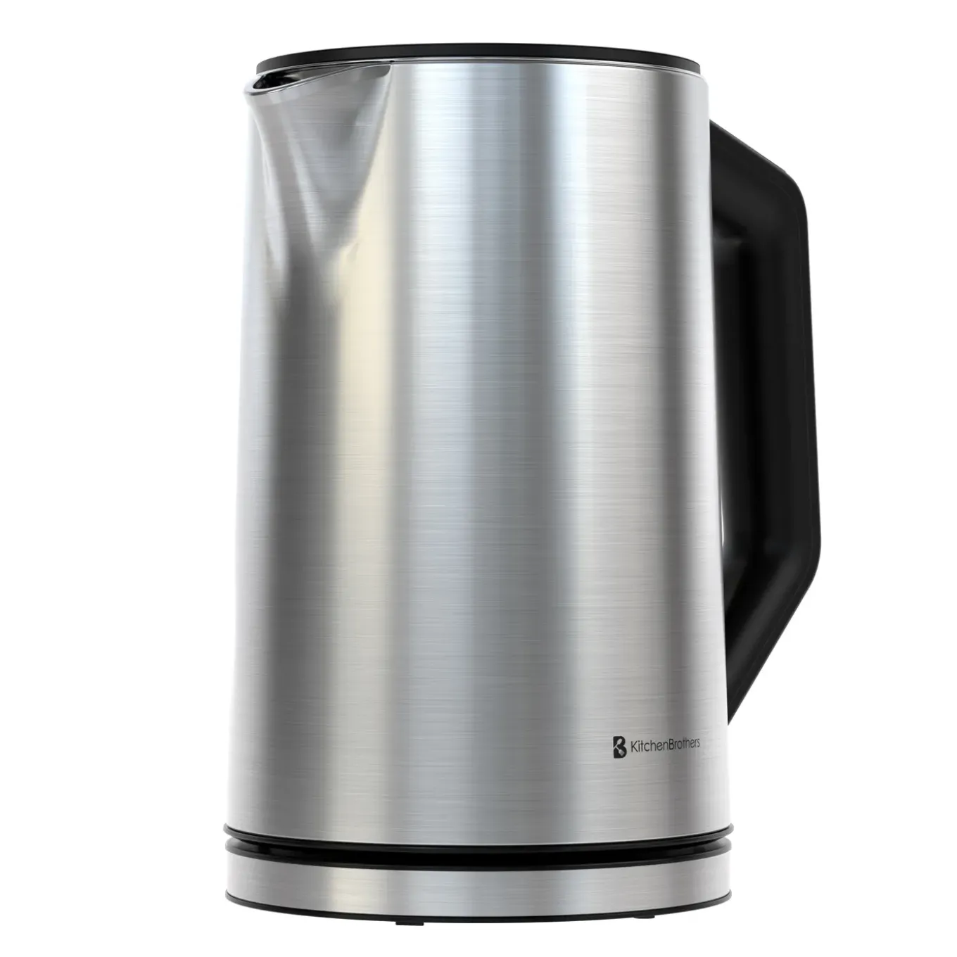 Kitchenbrothers Waterkoker - Elektrisch - 1,5l - Temp.regeling - Dubbelwandig - Rvs