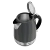 KitchenBrothers Waterkoker - Elektrisch - 1l - Camping - Reis - Kalkfilter -titanium