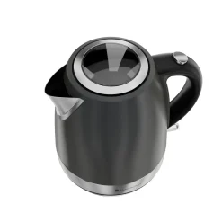 KitchenBrothers Waterkoker - Elektrisch - 1l - Camping - Reis - Kalkfilter -titanium