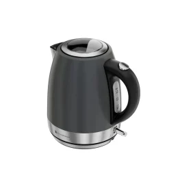 KitchenBrothers Waterkoker - Elektrisch - 1l - Camping - Reis - Kalkfilter -titanium