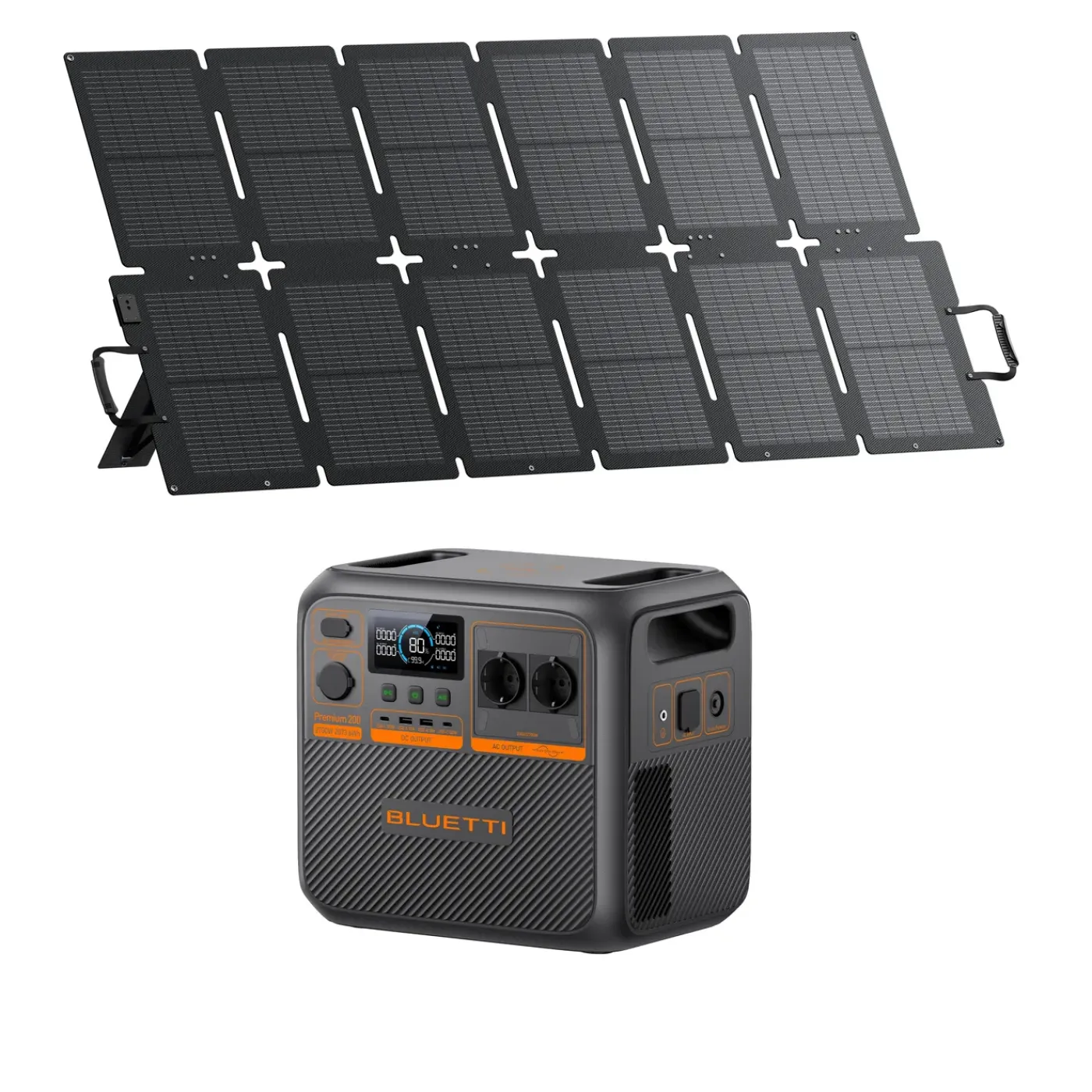 BLUETTI Kit Powerstation Ac270p Met Zonnepaneel 500 W