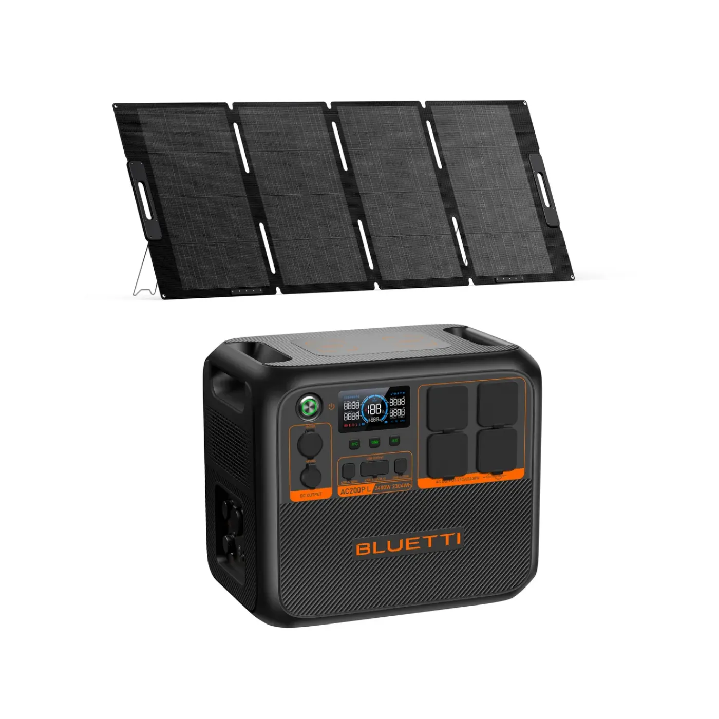 BLUETTI Kit Powerstation Ac200pl Met Zonnepaneel 200 W