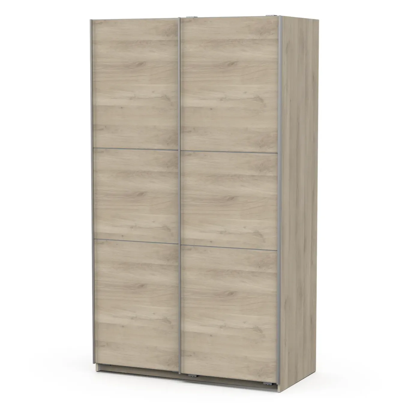 Kledingkast Ghost - met schuifdeuren - eik kronberg - 116x59x203cm