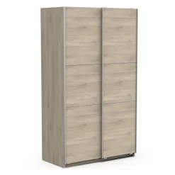 Kledingkast Ghost - met schuifdeuren - eik kronberg - 116x59x203cm