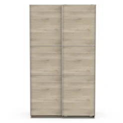 Kledingkast Ghost - met schuifdeuren - eik kronberg - 116x59x203cm