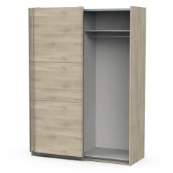 Overig Kledingkast Ghost - met schuifdeuren - eik kronberg - 148x59x203cm