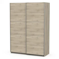 Overig Kledingkast Ghost - met schuifdeuren - eik kronberg - 148x59x203cm