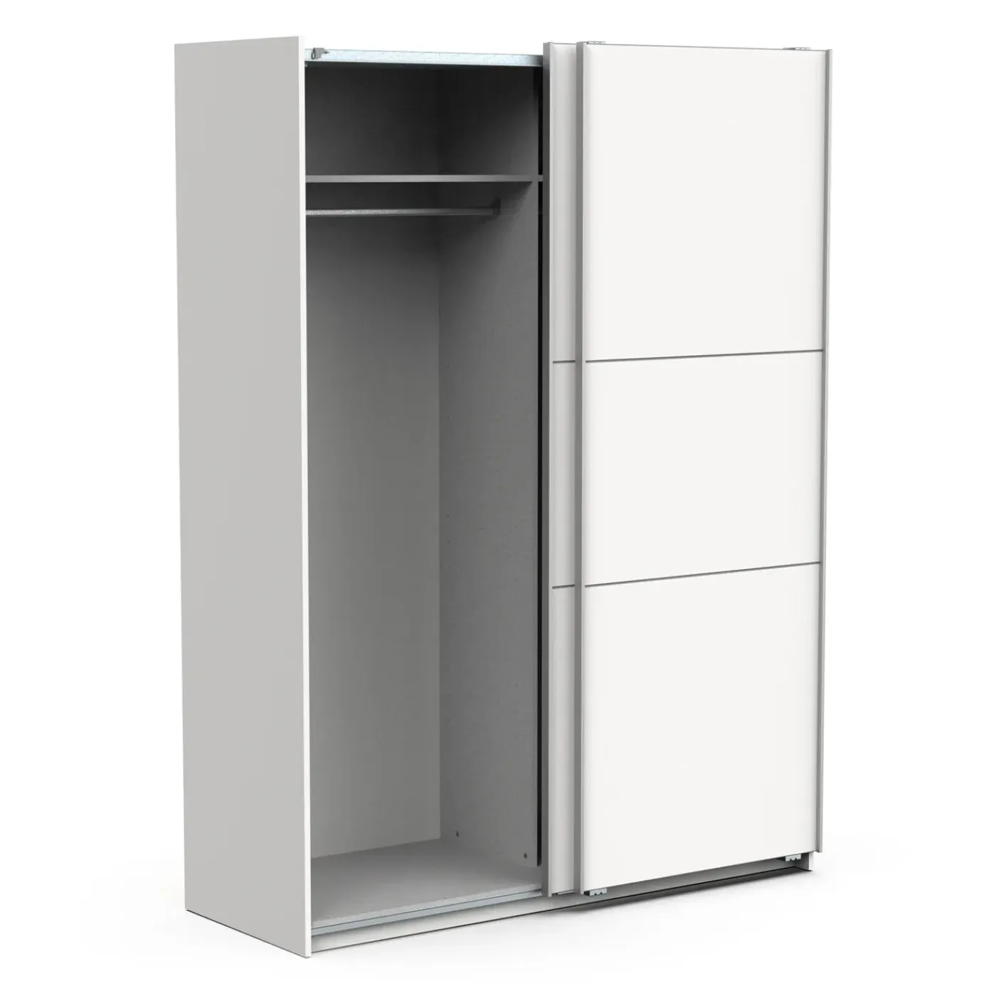 Overig Kledingkast Ghost- 2 schuifdeuren - wit