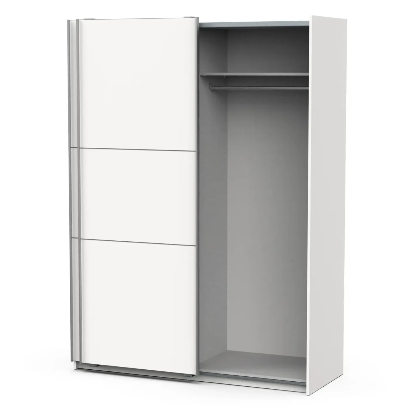 Overig Kledingkast Ghost- 2 schuifdeuren - wit