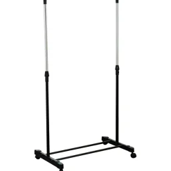 PRACTO home Kledingrek zwart 75x42X150cm.