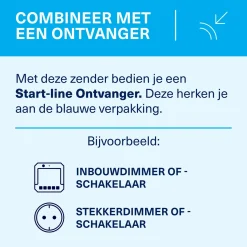 Klik aan & Klik uit KlikAanKlikUit Afstandsbediening AYCT-303 - 4 Toetsen - Groepsfunctie - Inclusief Batterij