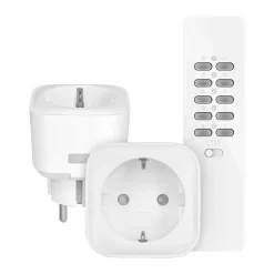 KlikAanKlikUit set afstandsbediening + 2 compacte stopcontactdimmers