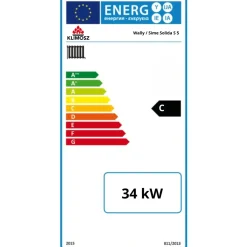 KLIMOSZ - Houtketelpakket - Wally S5 - Grijs - 1016x597x771mm - 34kw - Accessoires