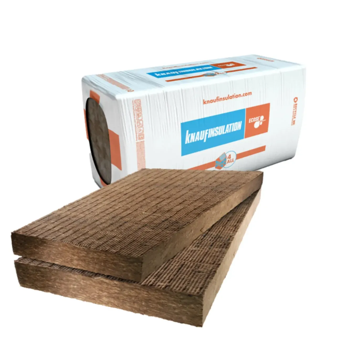 Knauf Steenwol Rock4all | 120mm | 1200x600mm | Steenwol Isolatieplaat | Steenwolplaat