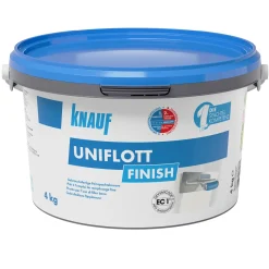 Knauf Uniflott Finish– gebruiksklare fijnplamuur voor gipsplaten – 4 kg