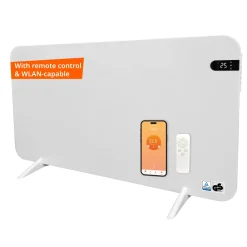 Könighaus Infrarot Könighaus 800w Smart Dual-infraroodverwarming Wit Met Display - Vrijstaand/wandmontage
