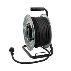 Könner & Söhnen Kabelhaspel Ks Crm-30m, 30 M 3x2,5mm², 3g2,5, 4 Stopcontacten, Ip44, H07rn-f, 3600 W