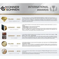 Könner & Söhnen Kabelhaspel Ks Cr-15m, 15 M 3x1,5mm², 3g1,5, 4 Stopcontacten, Ip44, H07rn-f, 3000 W