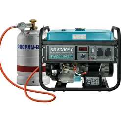 Könner & Söhnen Lpg/benzine Generator Ks 5000e G Maximaal Vermogen 4.5 Kw