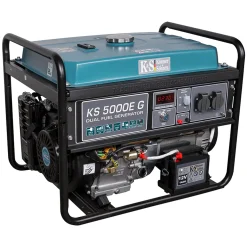 Könner & Söhnen Lpg/benzine Generator Ks 5000e G Maximaal Vermogen 4.5 Kw