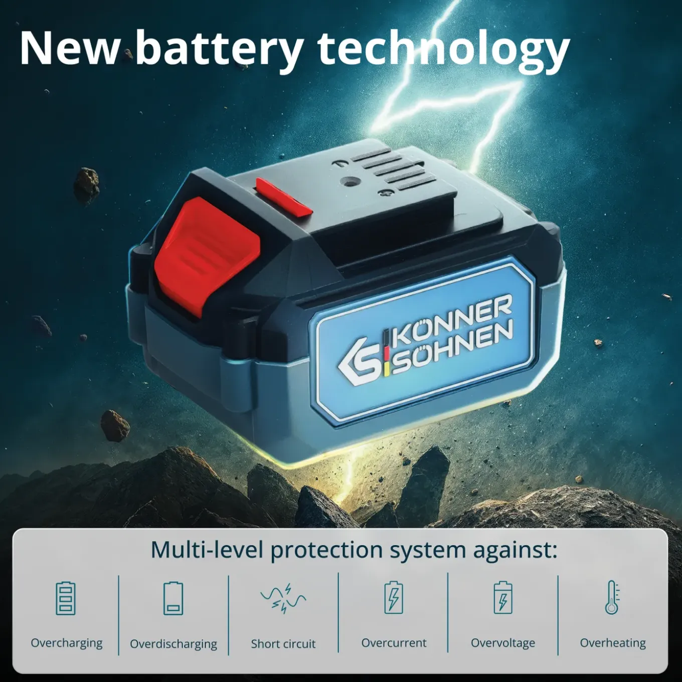Könner & Söhnen Snoerloze Elektrische Snoeischaar Ks Cps20v-32 Case Plus