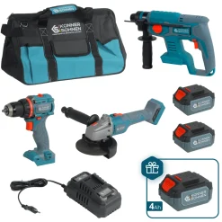Könner & Söhnen Snoerloze Master Set 3-in-1 Kit Ks Rhagd 20v Set 3 Plus