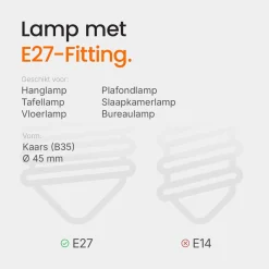 Kobi Led Lamp E27 - 7w 600lm 6500k - Koel Wit Licht - Vervangt 53w - Kaarslamp C37 - 10 Stuks